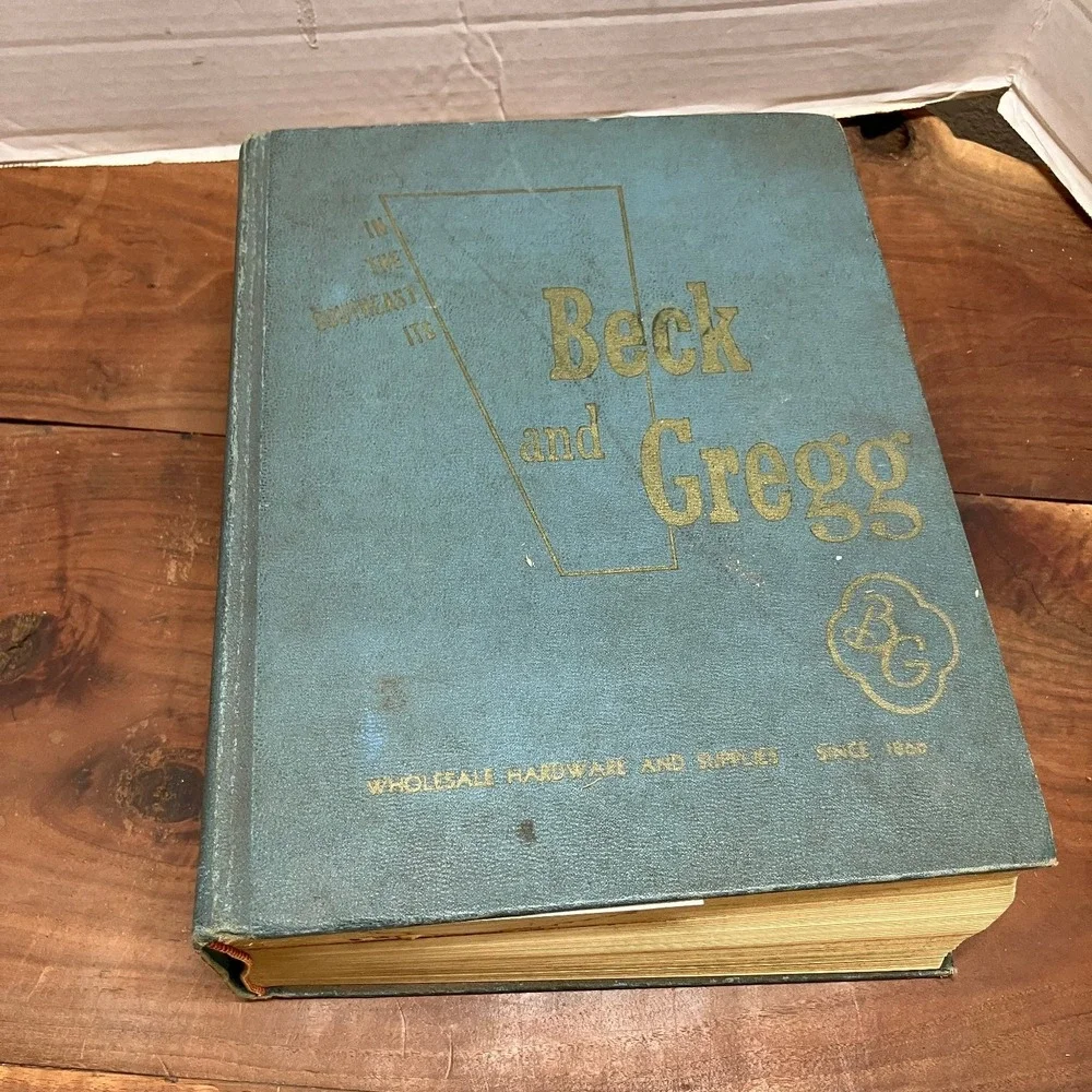 Beck and Gregg Hardware Catalog Vintage 1950s 1960s Supplies Collectible Trade